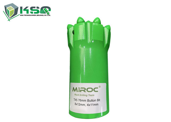 T45 70mm ila 102mm Üst Çekiç Tungsten Karbür İplik Düğmesi Matkap Ucu