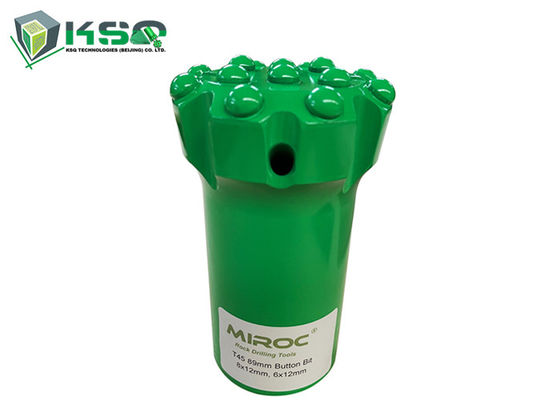 Üst Darbeli Matkaplar için T45 Dişli Çap 89mm Düğme Matkap Ucu