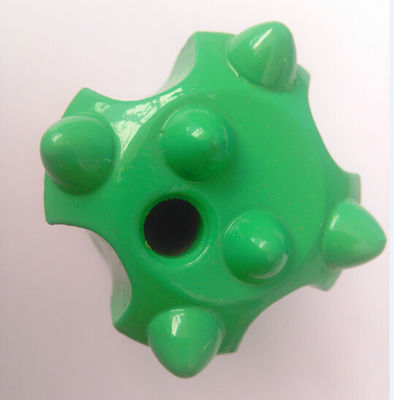 7 ° Konik Düğme Matkap Ucu Çapı 40mm Ölçer 4 x 8mm Tungsten Karbür