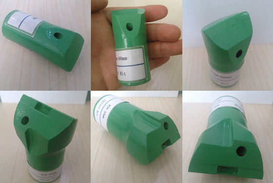 H25 / R38 Düz / Dikey Düğmeli Matkap Ucu, Tünel için Çapraz İğne İpliği Çelik