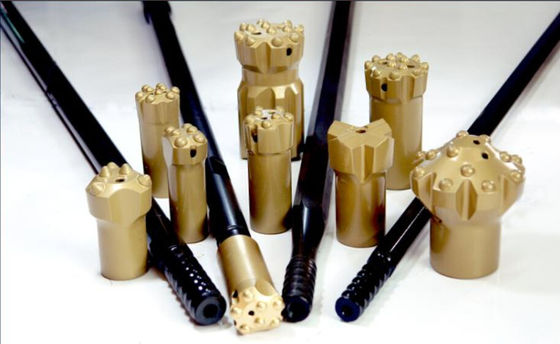 Patlatma Deliği Delikli Matkap ucu R32 / R38 / T38 / T45 / T51, Kaya Delme Makinesi için
