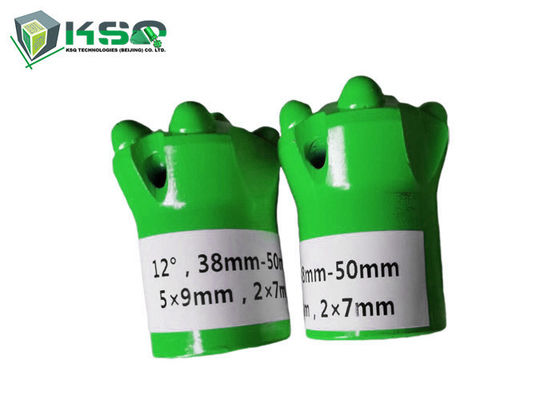 Atlas Copco 11 Derece 38 mm Konik Düğme Bit Tungsten Karbür Matkap Uçları İyi Aşınma Direnci